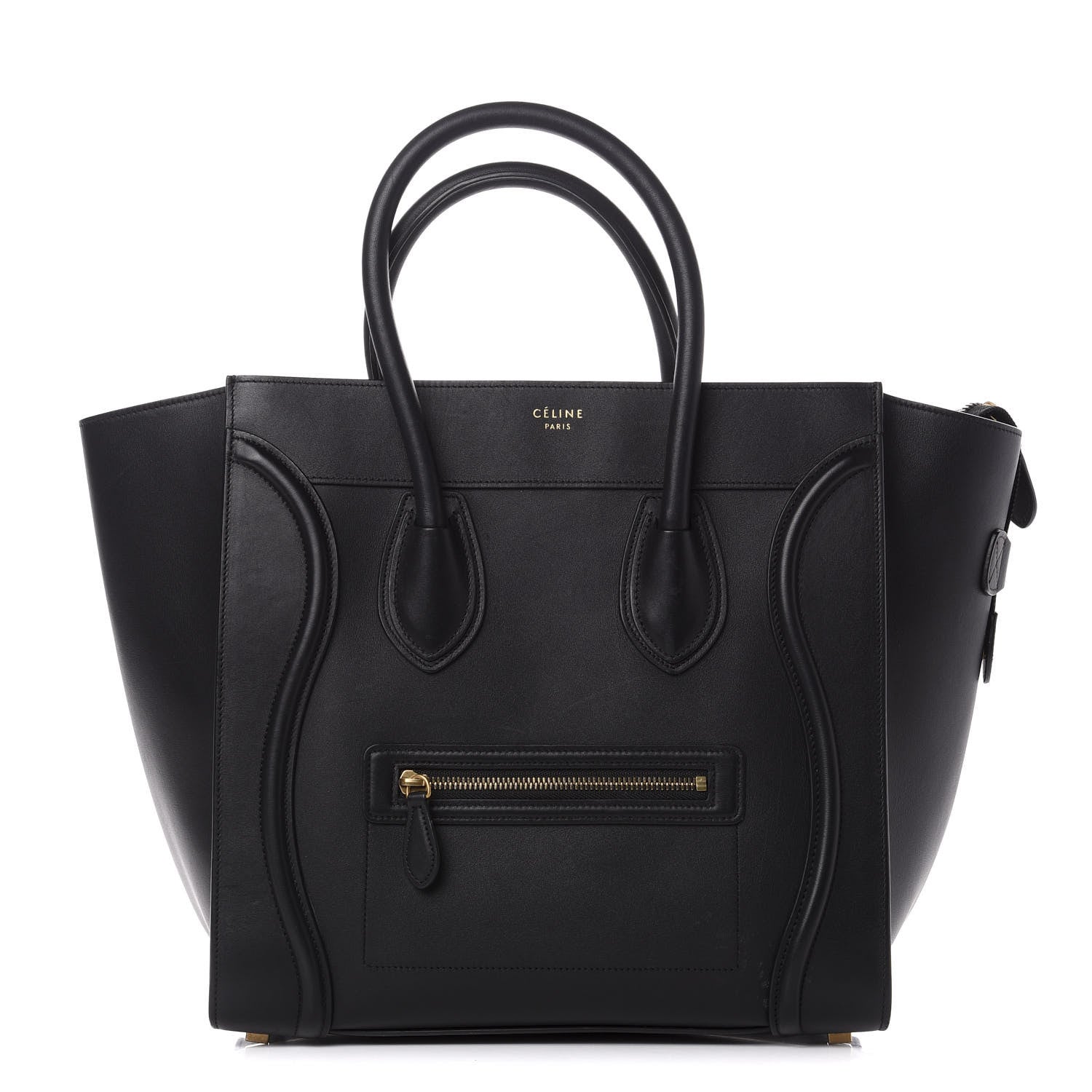 Celine Smooth Calfskin Mini Luggage Black 1 of 9