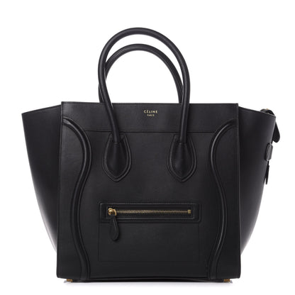 Celine Smooth Calfskin Mini Luggage Black 1 of 9