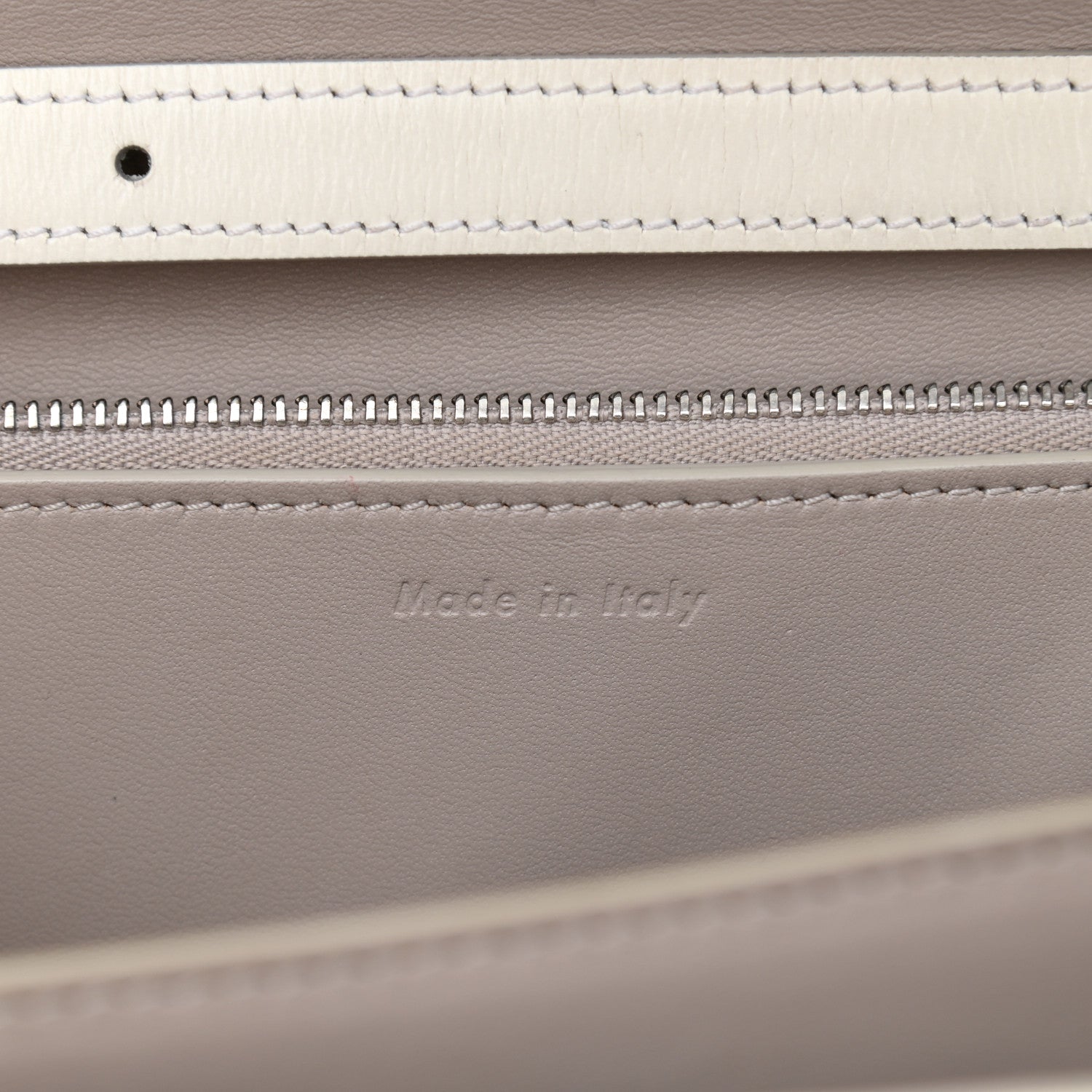 Celine Liege Calfskin Medium Classic Box Flap Bag White 9 of 10