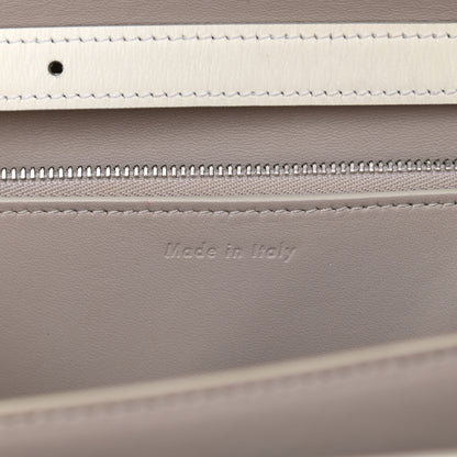 Celine Liege Calfskin Medium Classic Box Flap Bag White 9 of 10