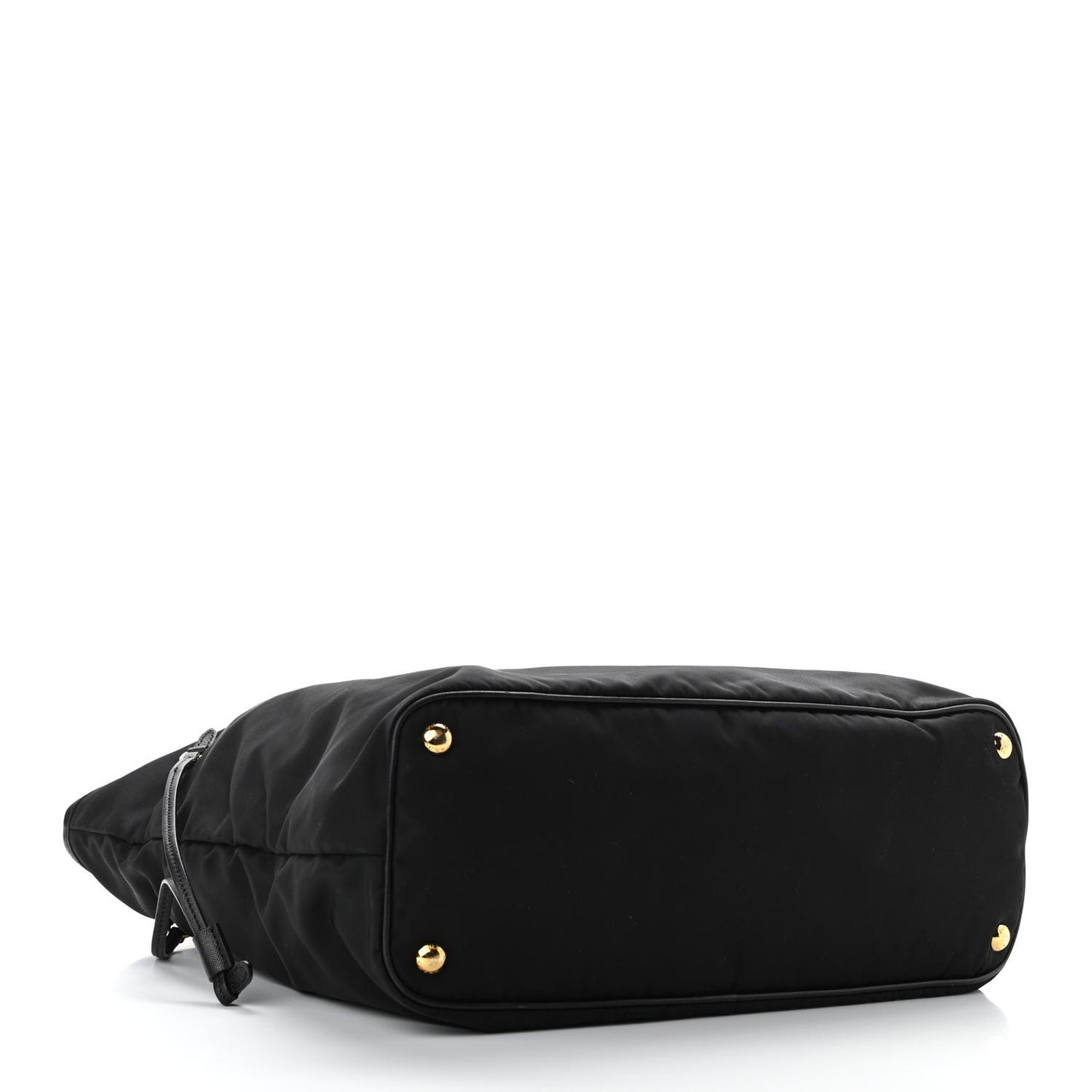 Tessuto Nylon Saffiano Tote Black