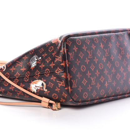 Louis Vuitton Catogram Neverfull MM Marron 9 of 12