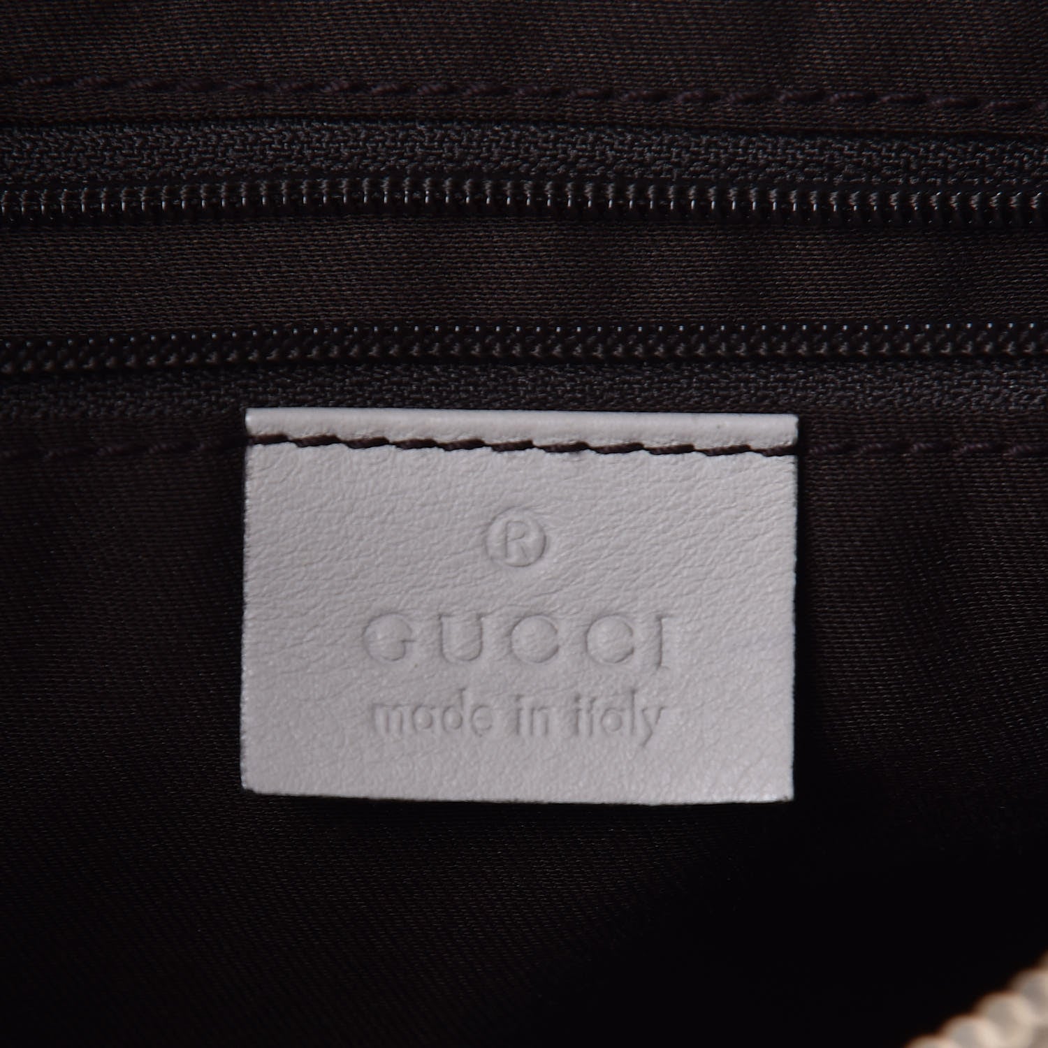 Gucci Monogram Medium D Gold Ring Hobo White 6 of 11