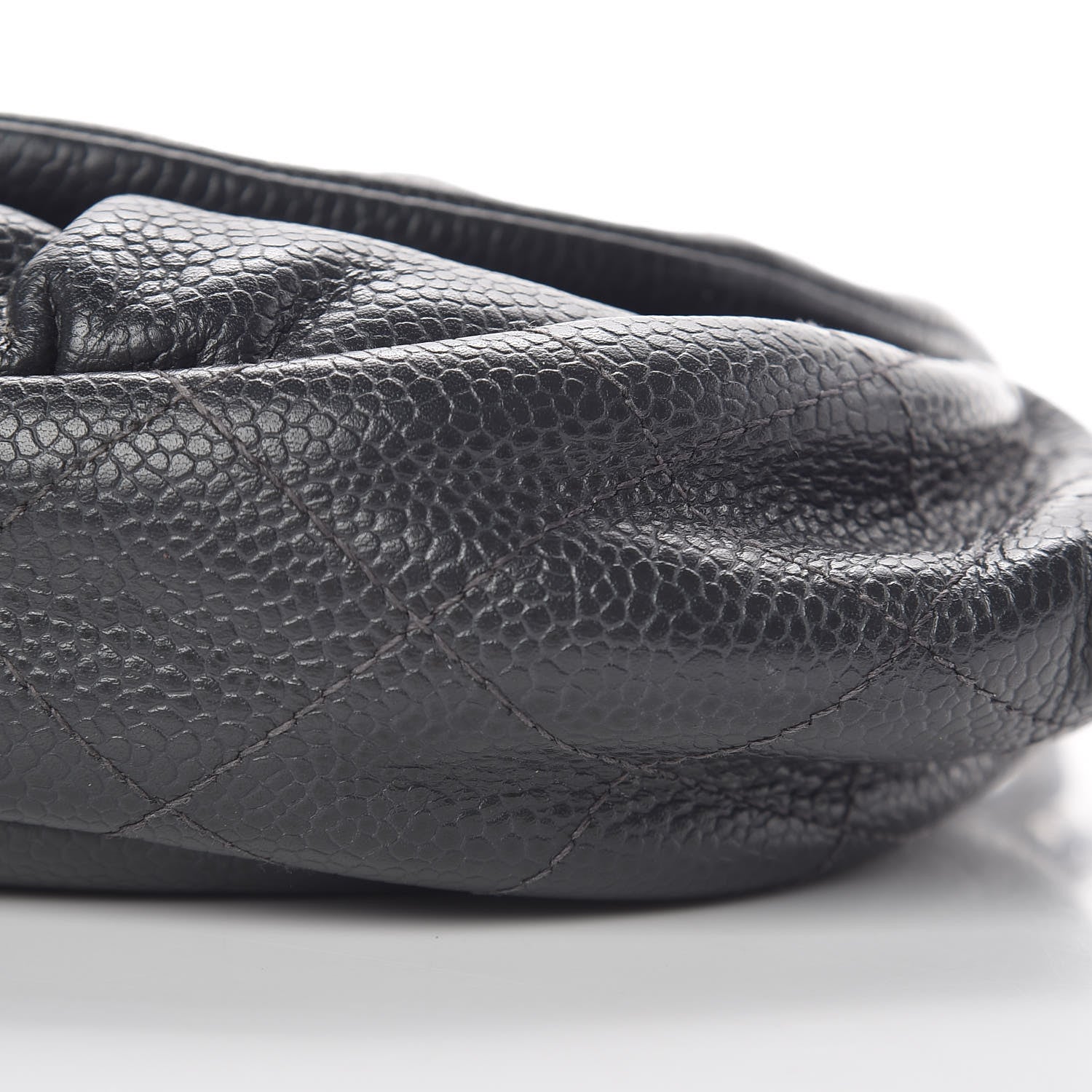Chanel Caviar Half Moon Wallet On Chain WOC Grey 12 of 14