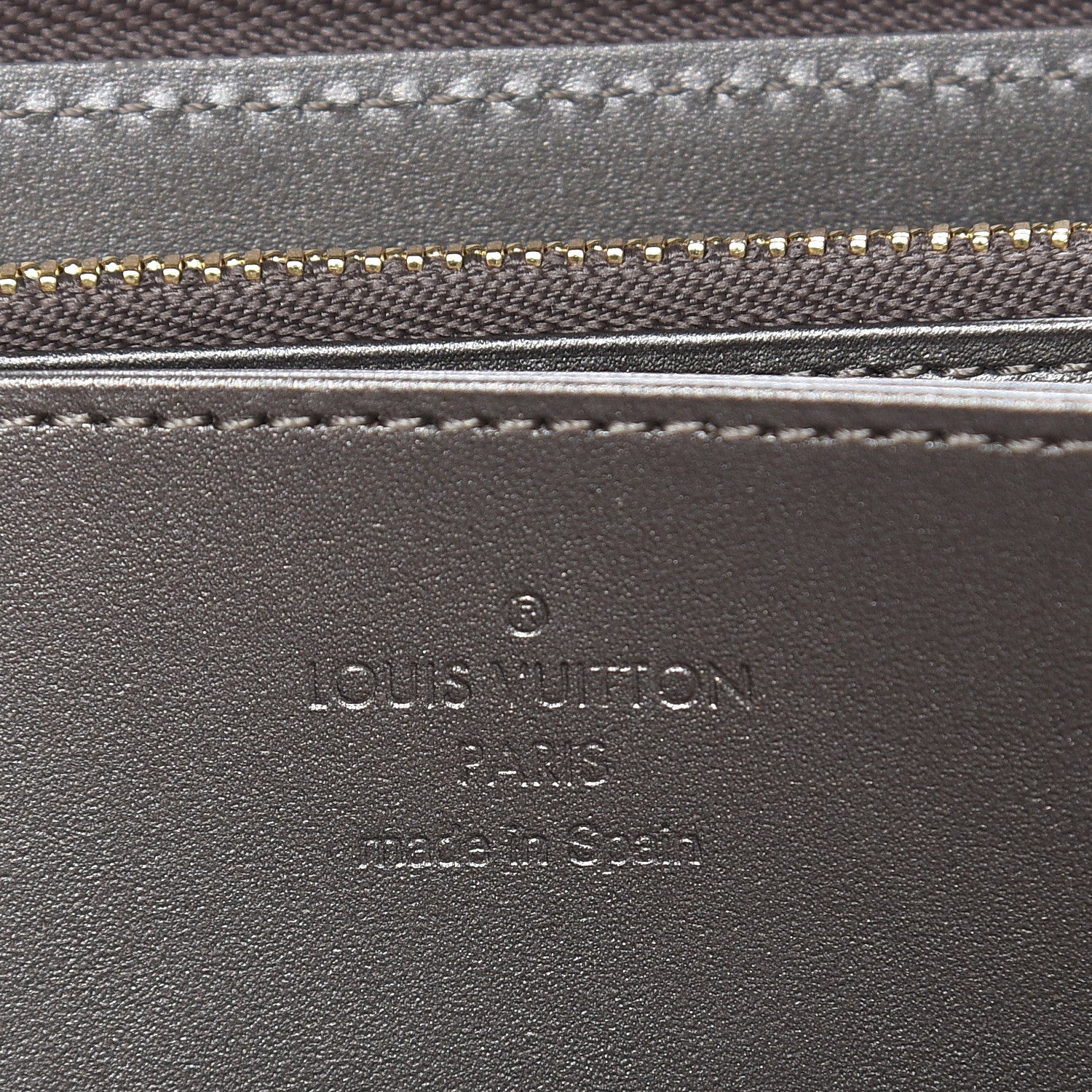 Louis Vuitton Vernis Zippy Wallet Champagne Metallise 6 of 7