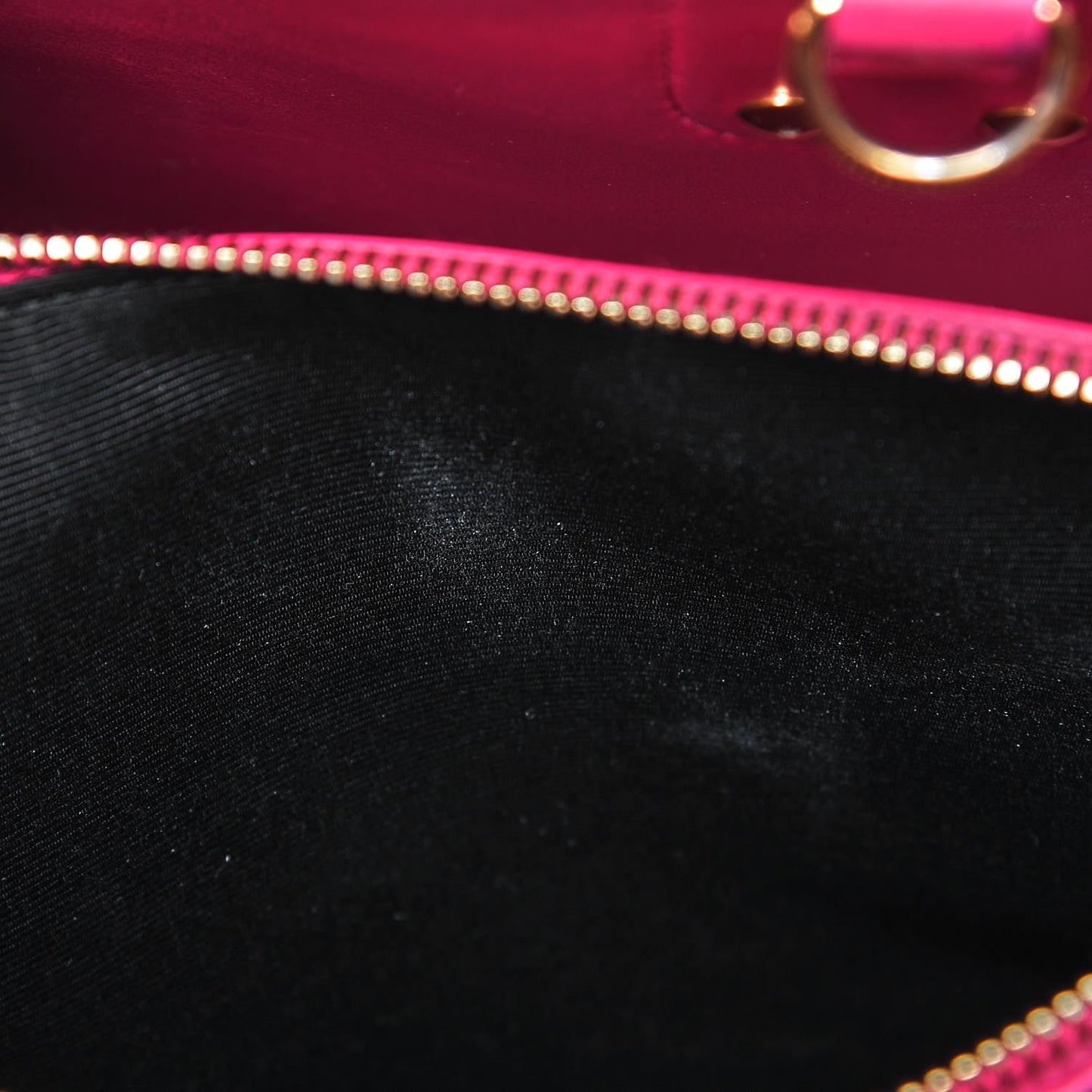 Calfskin Small Sac De Jour Black Fuchsia