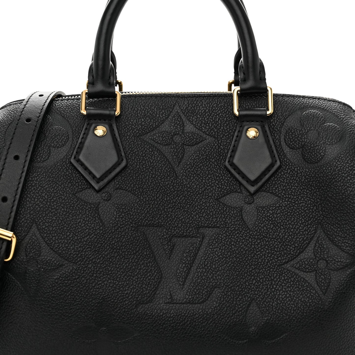 Empreinte Monogram Giant Speedy Bandouliere 25 Black