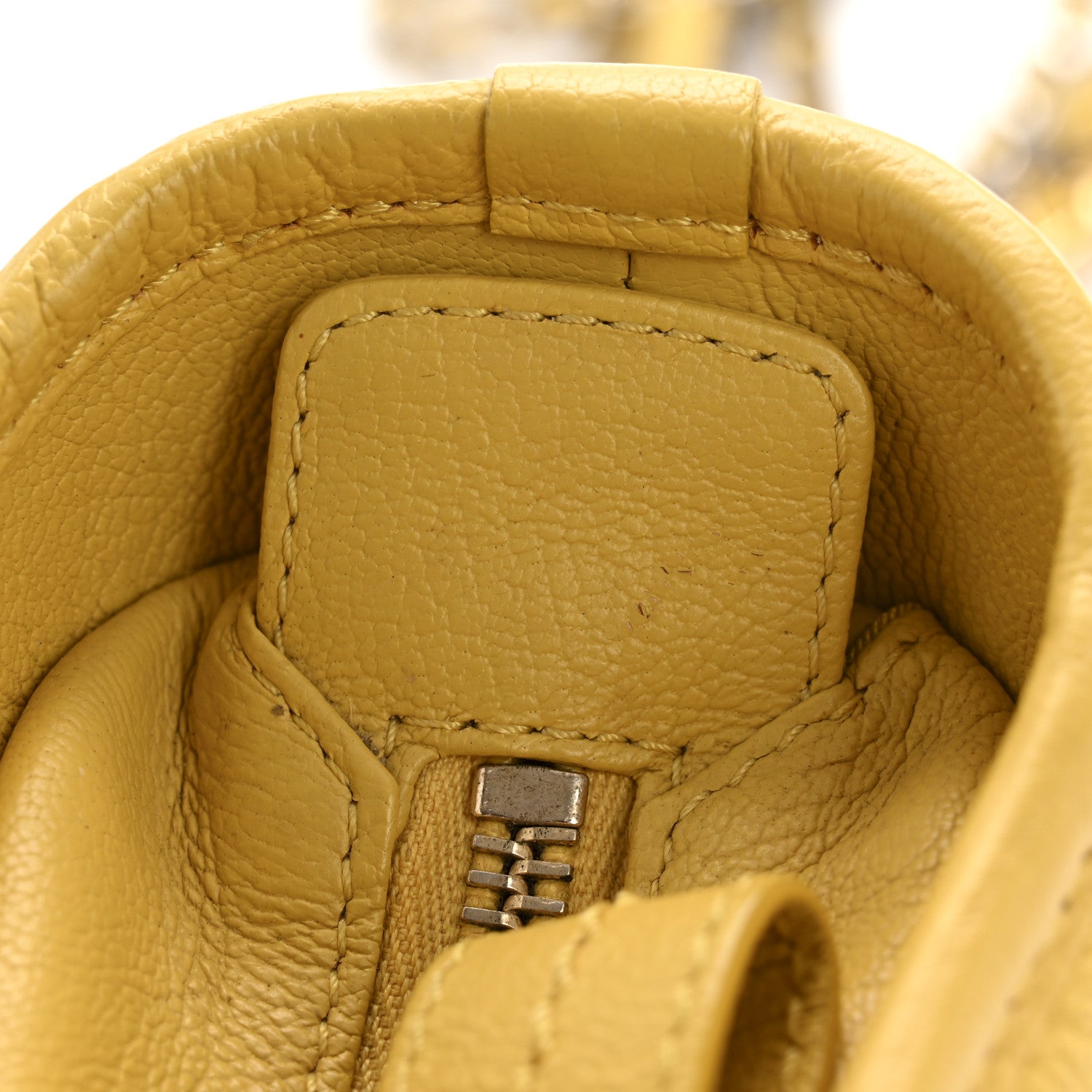 Chanel Patent Goatskin Quilted Small Gabrielle Hobo Yellow 12 of 12