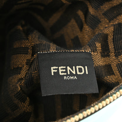Fendi Vitello King Plexiglass Logo Embossed Mini By The Way Top Handle Boston Bag Spring Turquoise 8 of 12