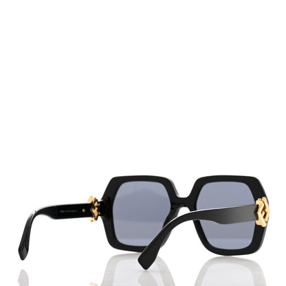 Fendi Acetate FF Diamonds Sunglasses FE40139I Black 4 of 7
