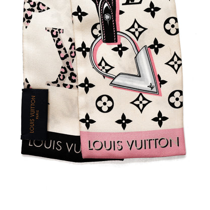 Louis Vuitton Silk Monogram Wild At Heart Bandeau Cream 4 of 6