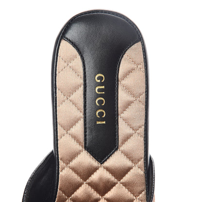 Gucci X MLB GG Monogram LA Dodgers Embroidered Womens GG Slippers 37 Beige Ruggine 5 of 7