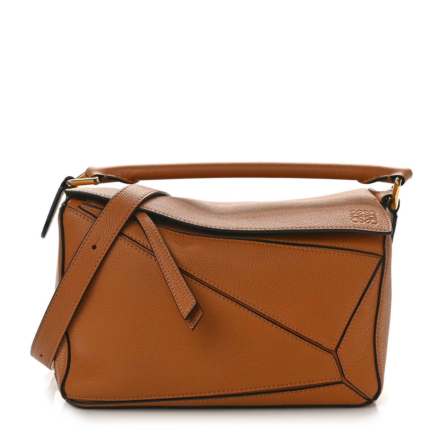 Loewe Calfskin Small Puzzle Bag Light Caramel 1 of 8