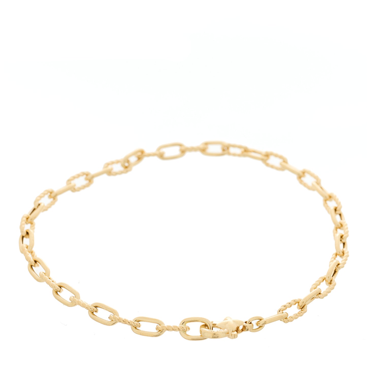 18K Yellow Gold Madison 3mm Classic Chain Bracelet