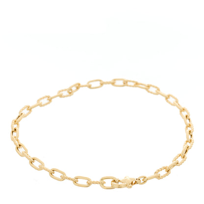 David Yurman 18K Yellow Gold Madison 3mm Classic Chain Bracelet 2 of 3