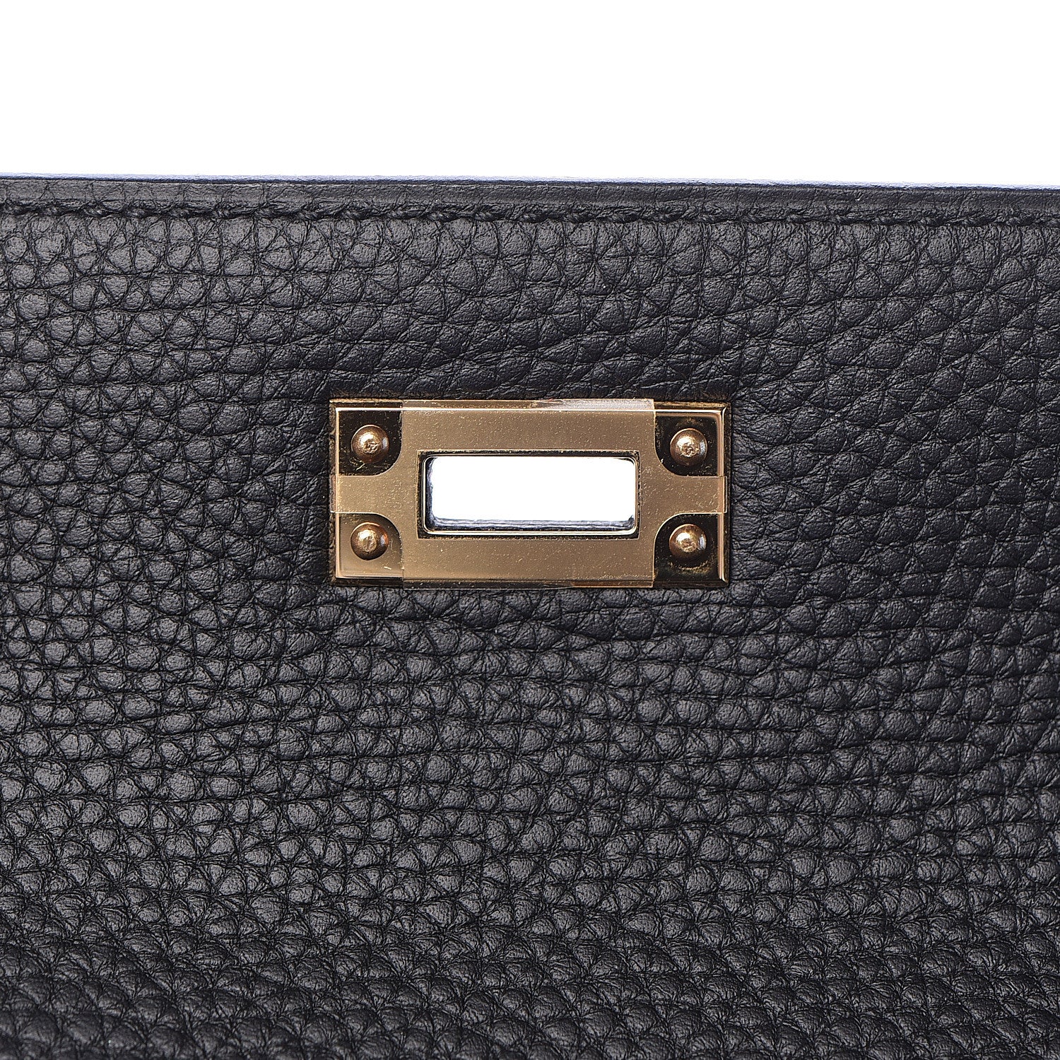 Hermes Togo Kelly Retourne 25 Black 26 of 40