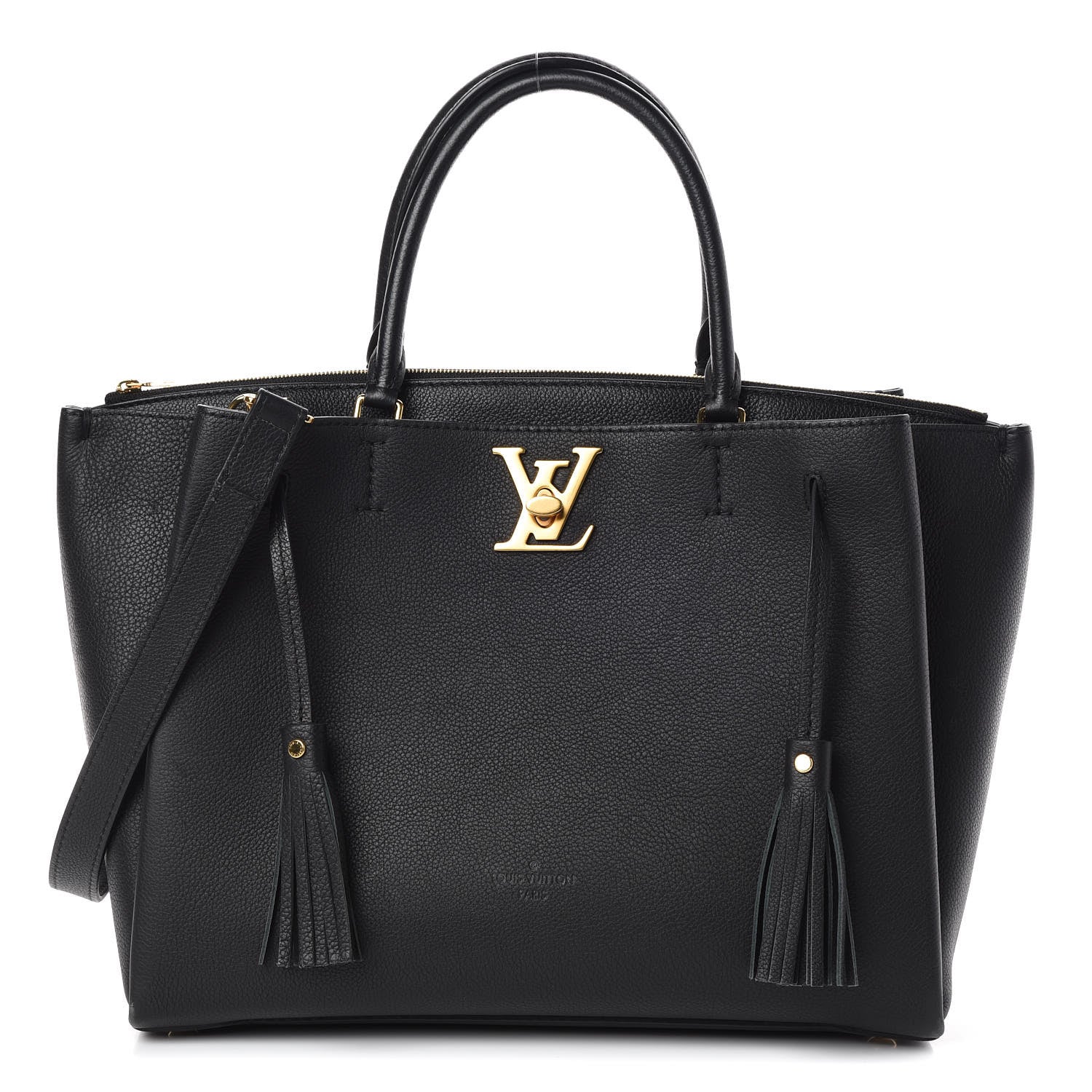 Louis Vuitton Calfskin Lockmeto Black 1 of 9