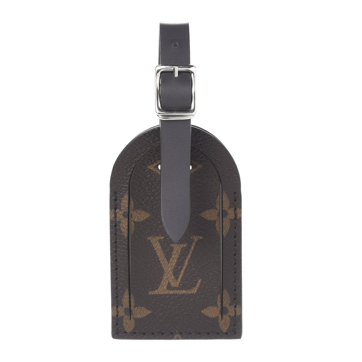 Louis Vuitton Monogram Luggage Tag Black 1 of 2