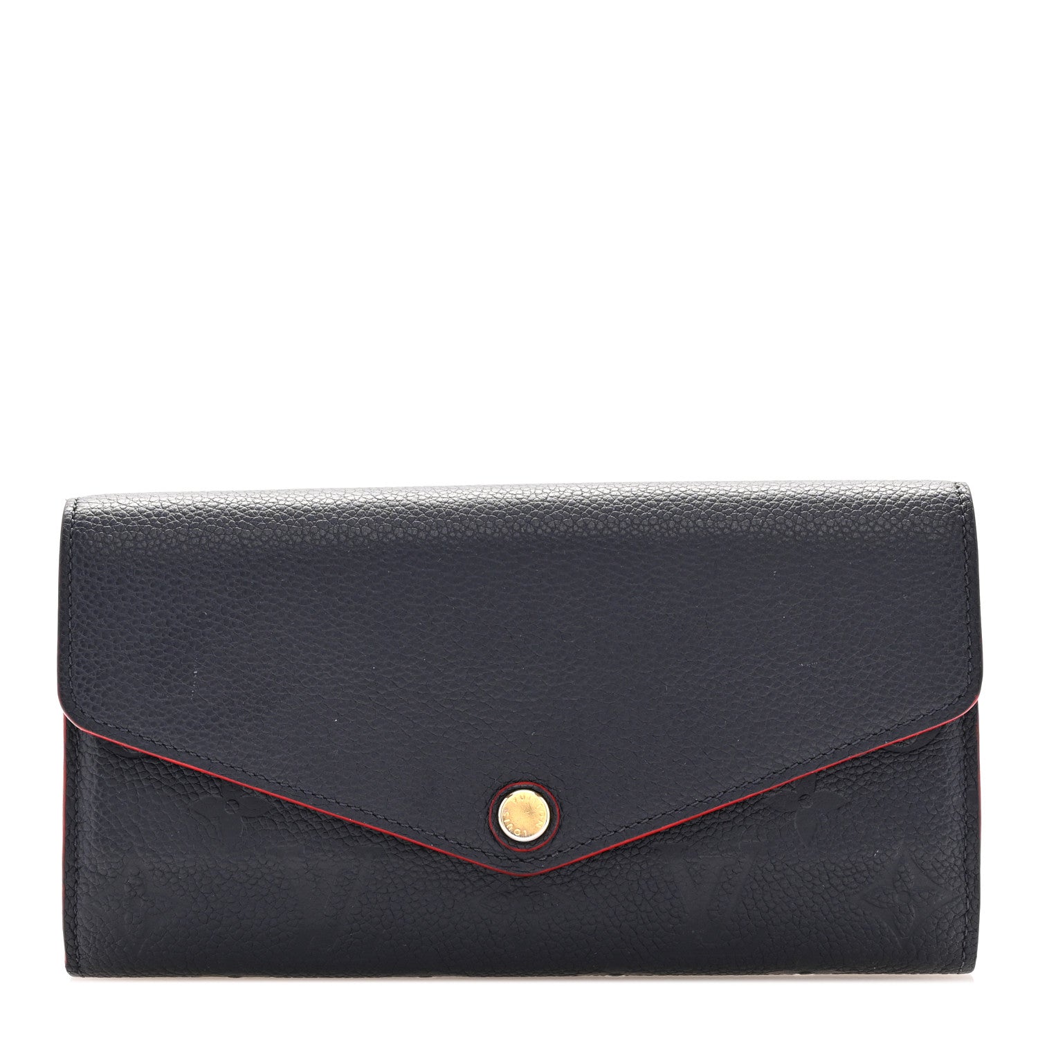 Louis Vuitton Empreinte Sarah Wallet NM  Marine Rouge 1 of 10