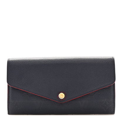 Louis Vuitton Empreinte Sarah Wallet NM  Marine Rouge 1 of 10
