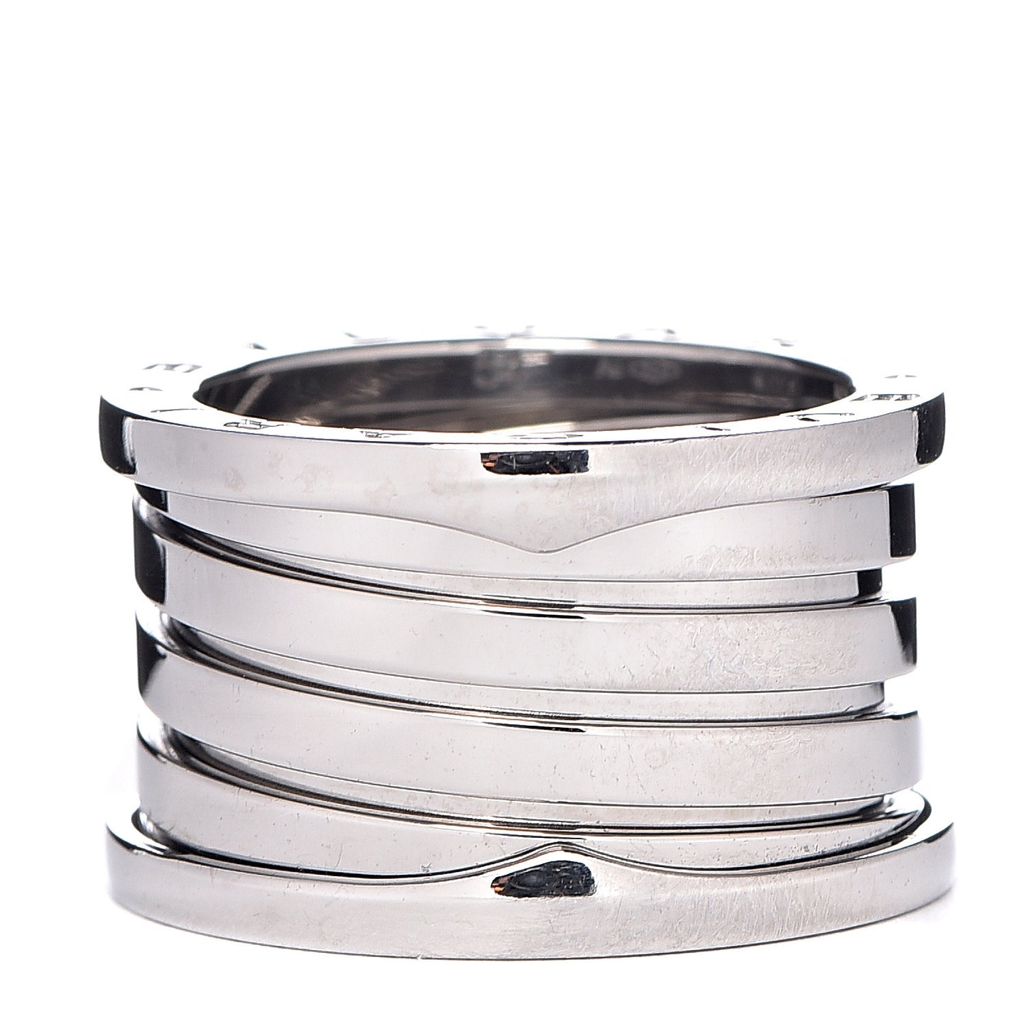 18K White Gold B.Zero1 Five-Band XX Anniversary Ring 54 6.75