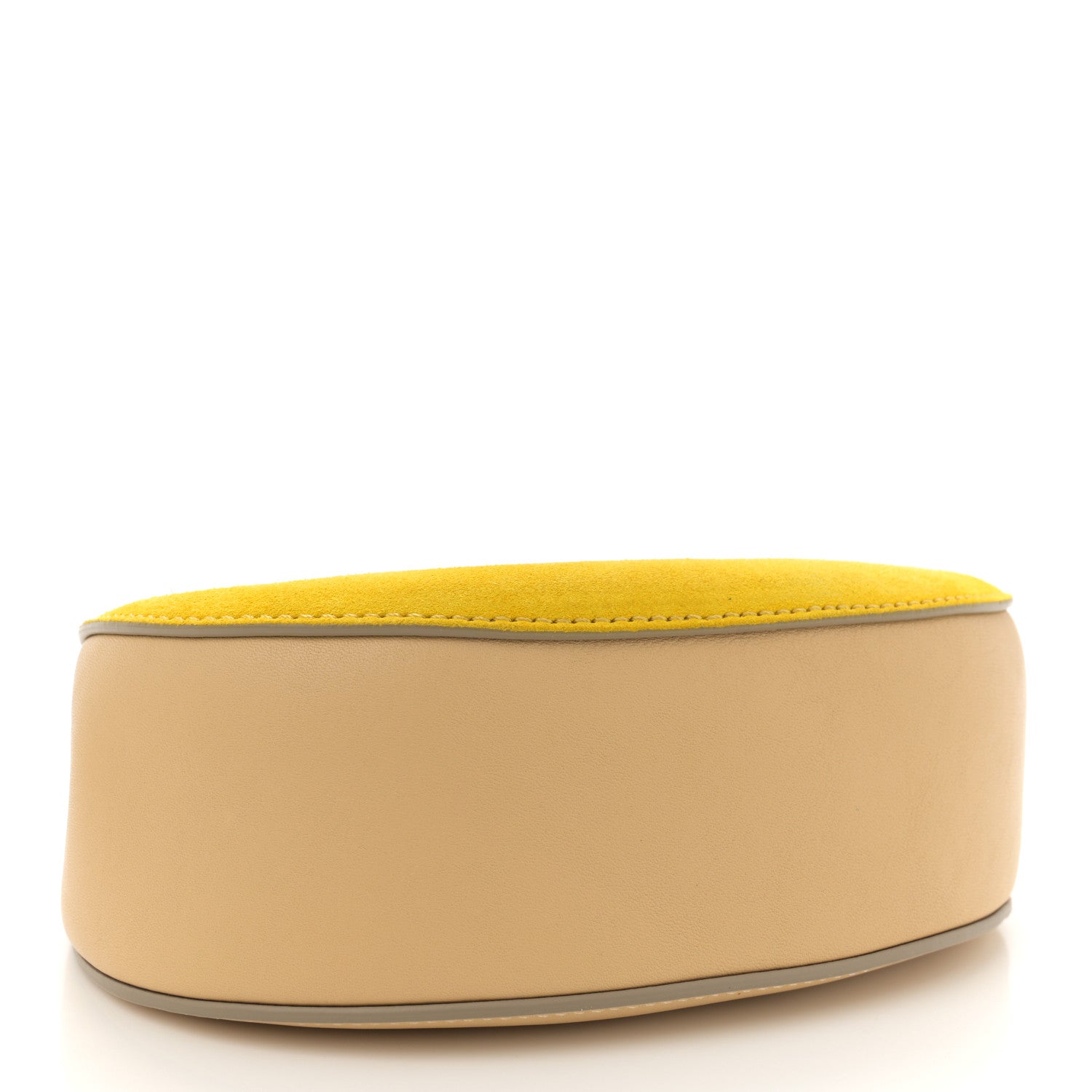 Chloe Suede Smooth Calfskin Mini Drew Shoulder Bag Cork Beige 4 of 10