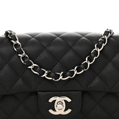 Chanel Caviar Quilted Mini Rectangular Flap Black 8 of 12