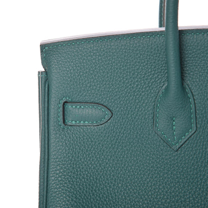 Hermes Togo Birkin 25 Malachite 15 of 38