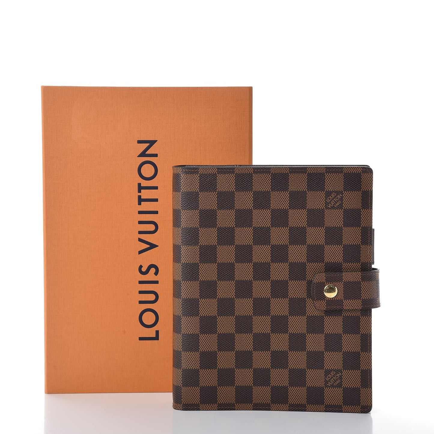 Damier Ebene Large Ring Agenda Cover