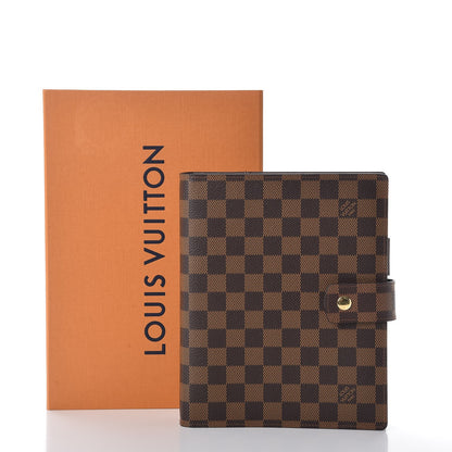 Louis Vuitton Damier Ebene Large Ring Agenda Cover 8 of 8