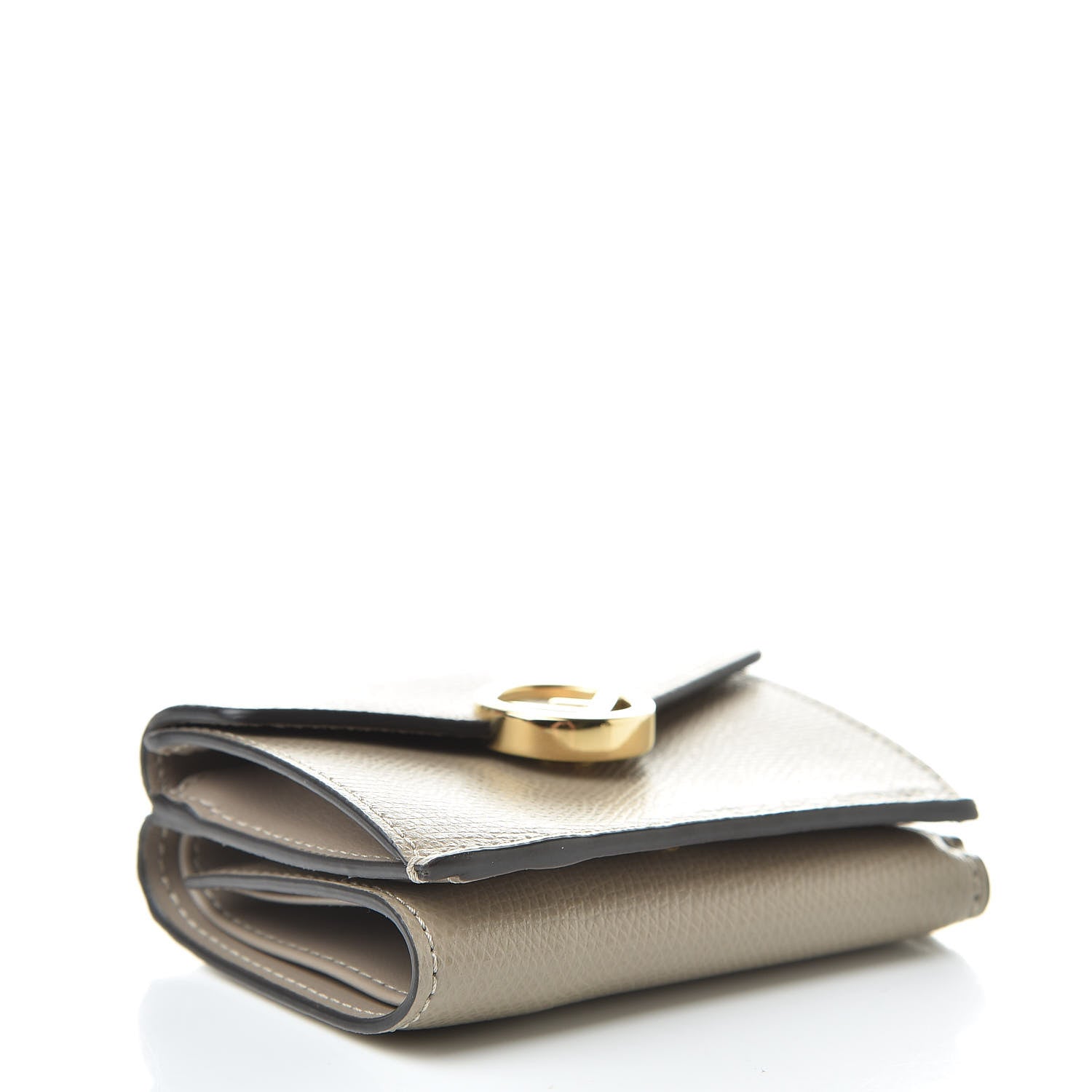 Fendi Vitello Cruise F is Fendi Micro Tri-Fold Envelope Wallet Tortora 4 of 8