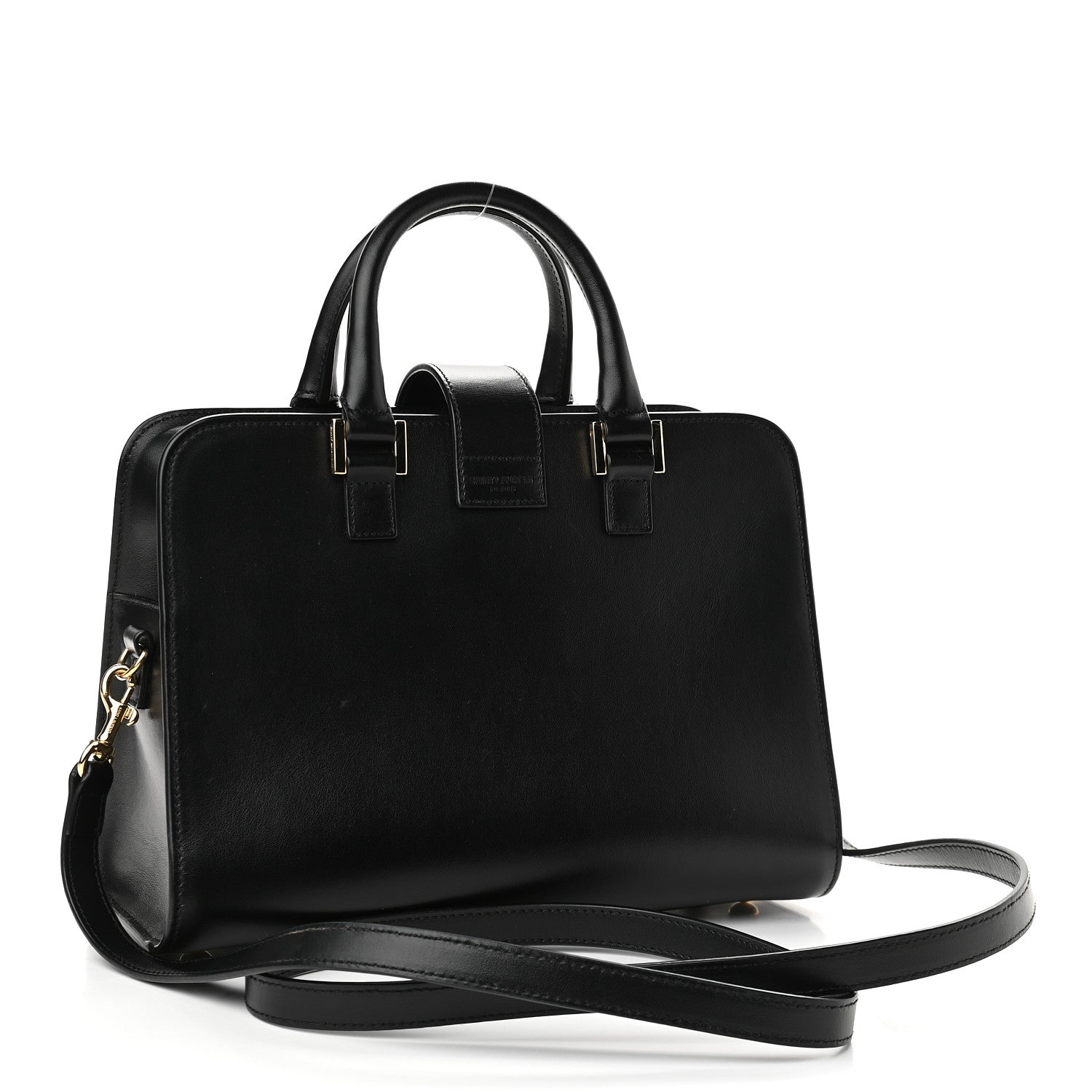 Saint Laurent Calfskin Monogram Baby Cabas Black 3 of 8