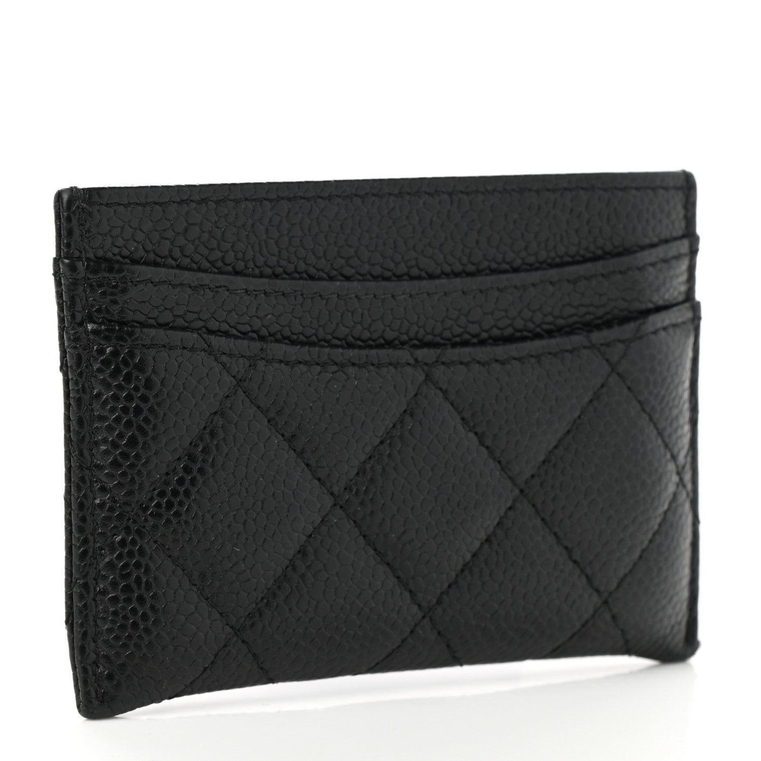 Chanel Caviar Quilted Card Holder Black 3 of 9