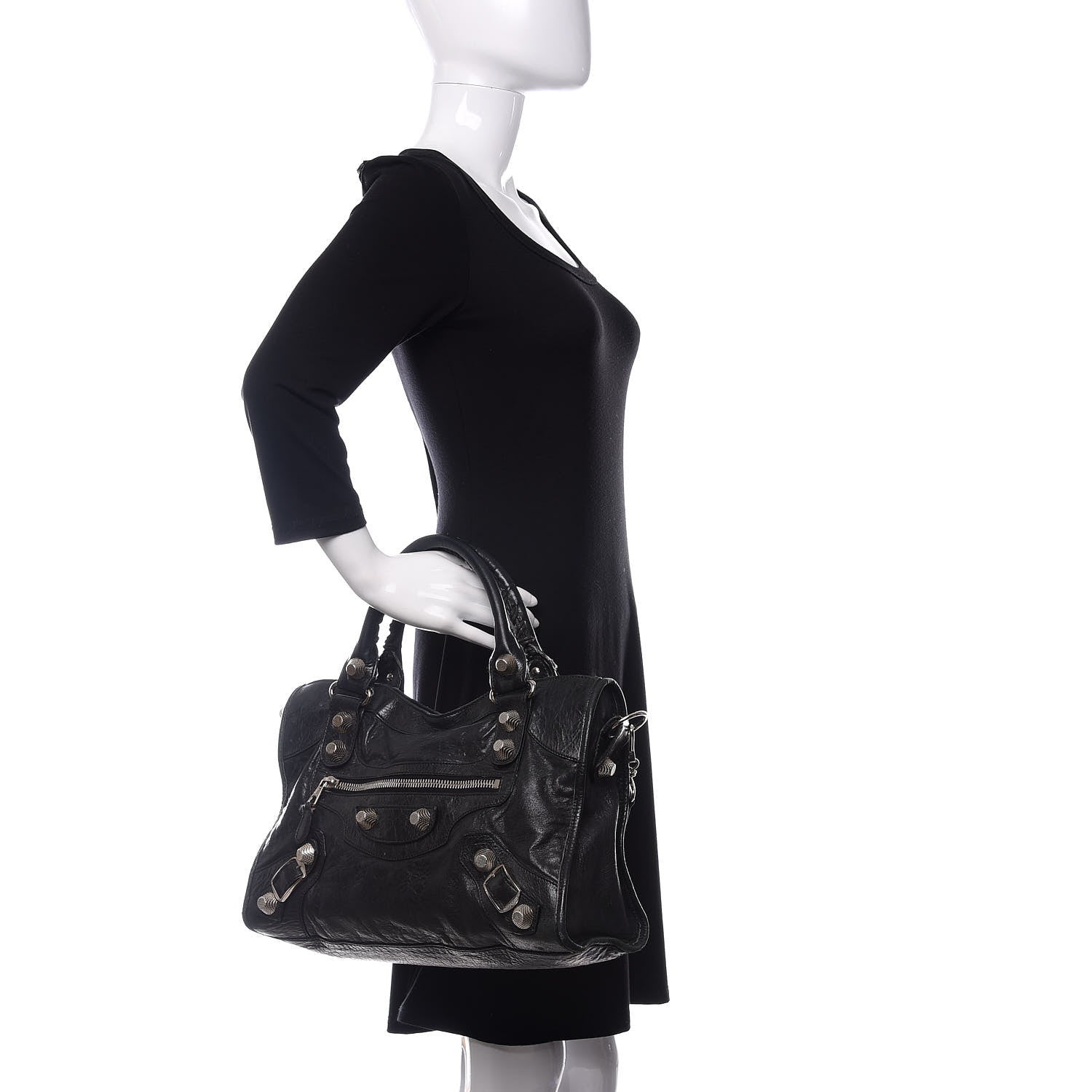 Balenciaga Agneau Giant 21 Silver Hardware City Black 3 of 14