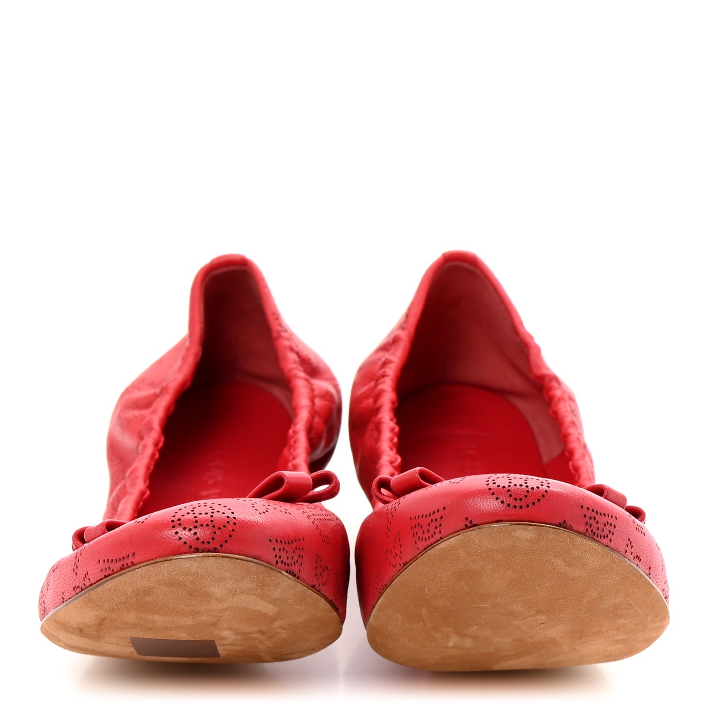 Mahina Elba Ballet Flats 39.5 Red