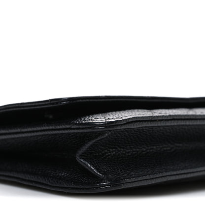 Chanel Caviar Quilted Wallet on Chain WOC Black 10 of 11