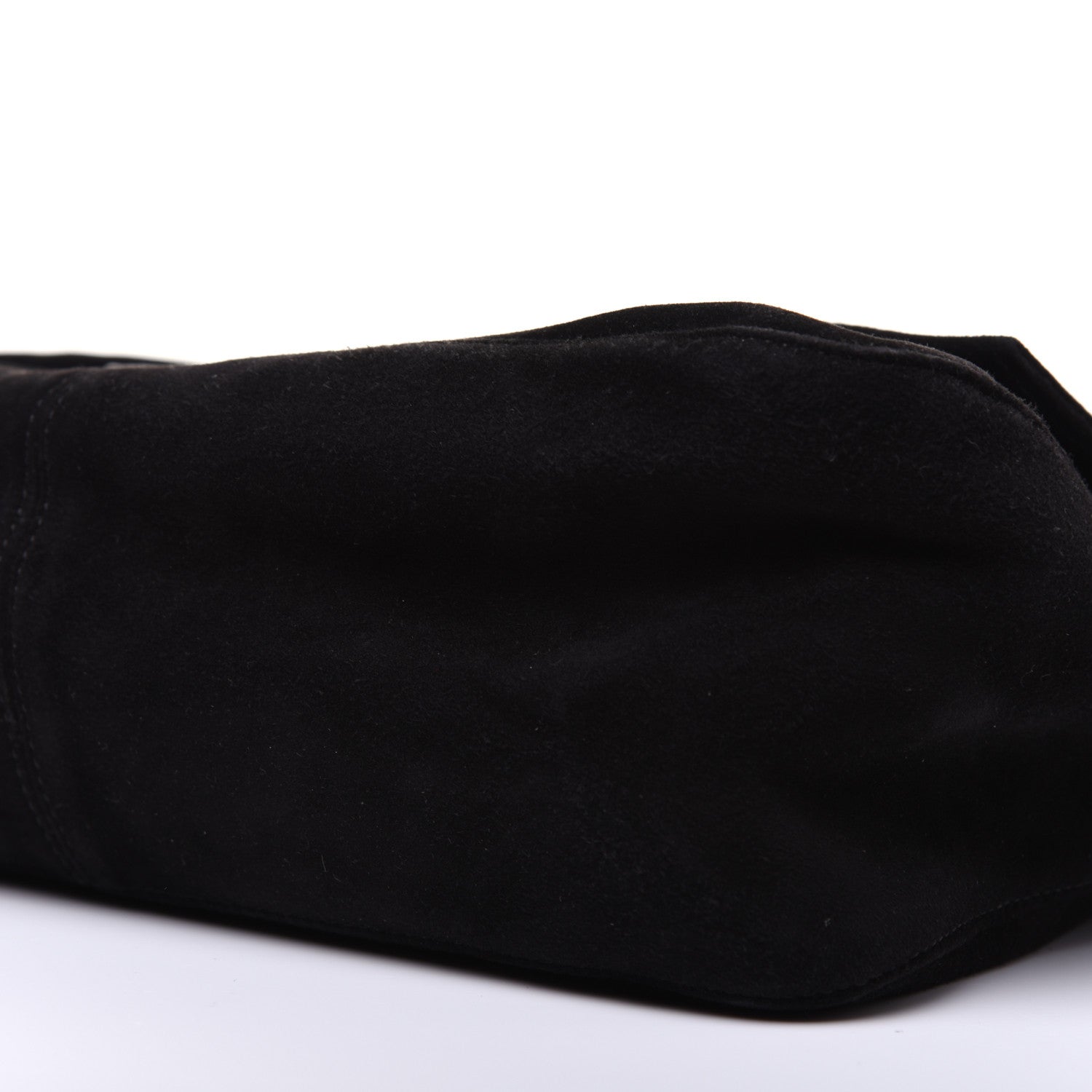 Fendi Suede Calfskin Mama Baguette Black 7 of 15