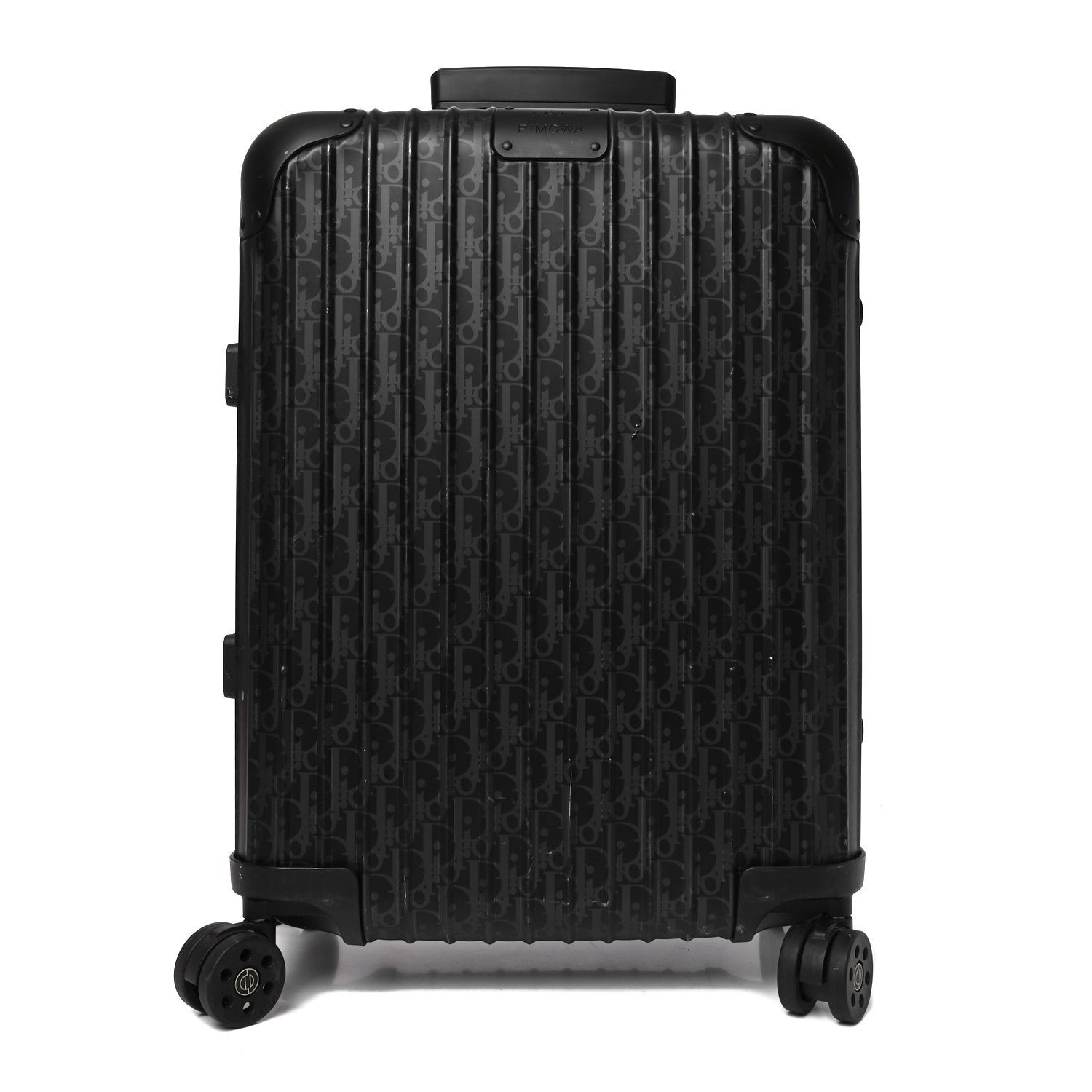 Christian Dior X RIMOWA Aluminum Gradient Original Cabin Luggage Black 1 of 9