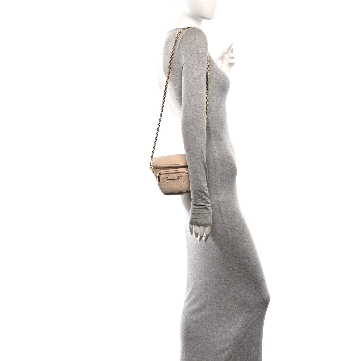 Louis Vuitton Empreinte Mini Bumbag Sand 2 of 9