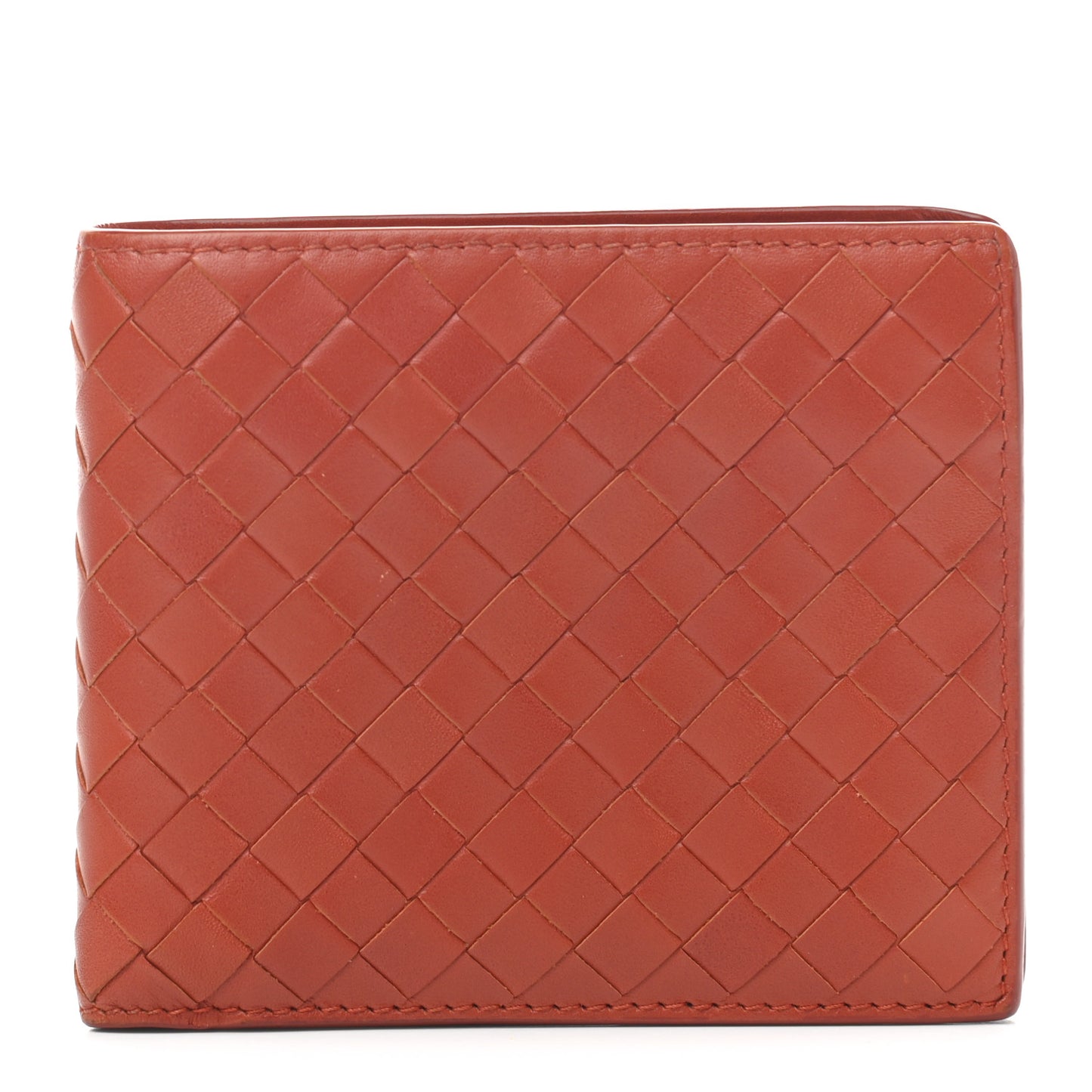 Nappa Intrecciato Bi-Fold Wallet Pompei