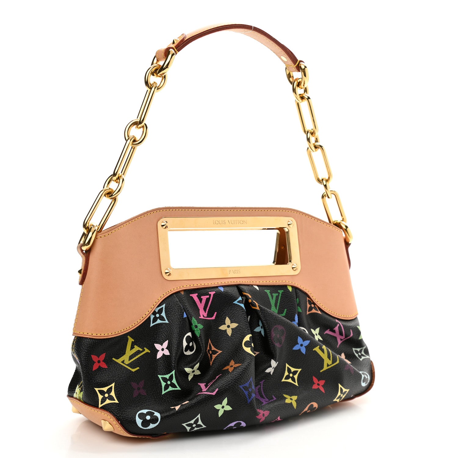 Louis Vuitton Monogram Multicolor Judy PM Black 3 of 11