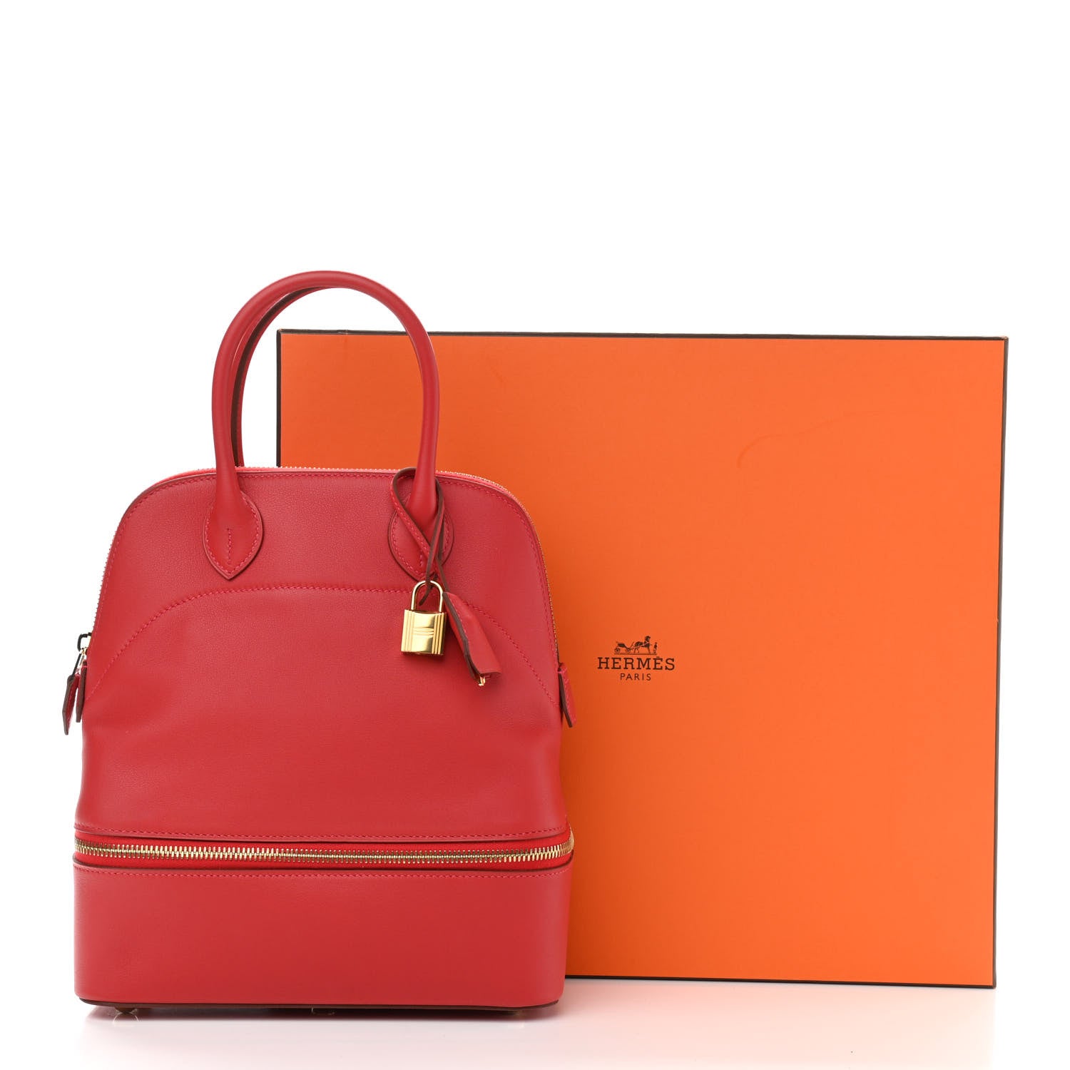 Hermes Swift Bolide Secret Rouge Casaque 11 of 11