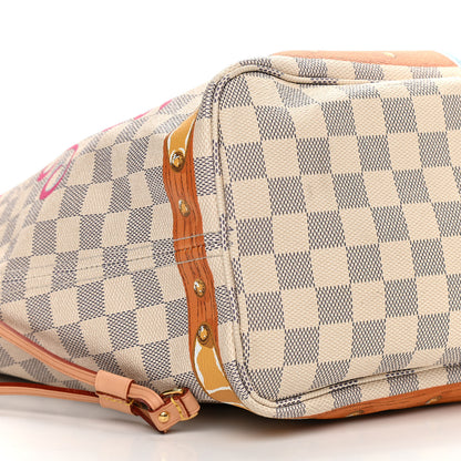 Louis Vuitton Damier Azur Summer Trunks Newport Beach Neo Neverfull MM 10 of 11