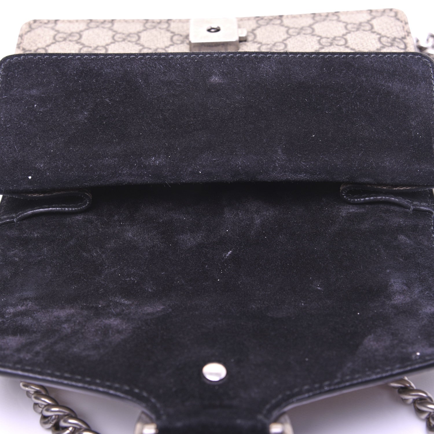 Gucci GG Supreme Monogram Mini Dionysus Shoulder Bag Black 12 of 18