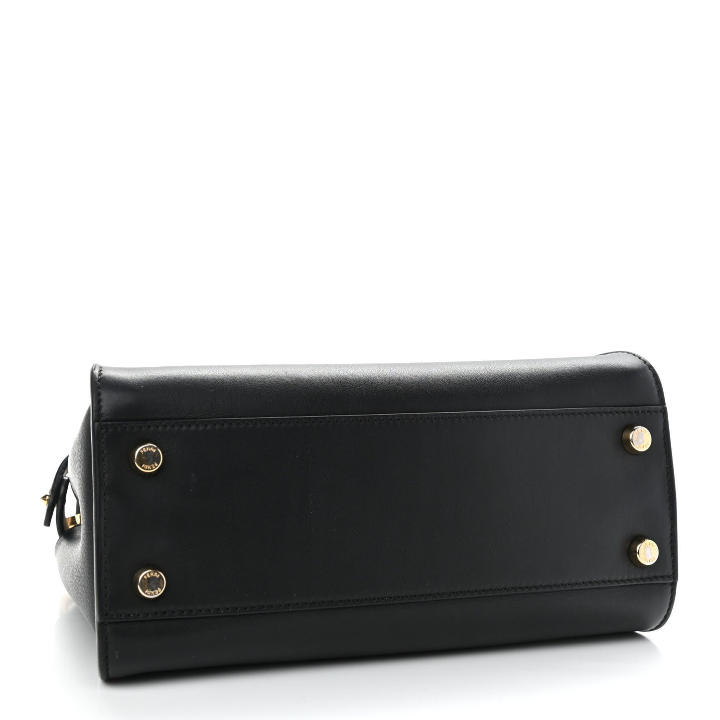 Vitello Medium Peekaboo Iconic Essentially Satchel Black