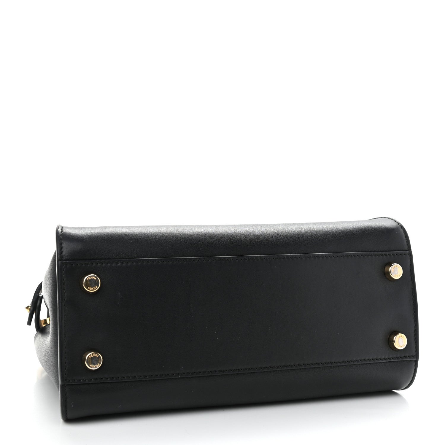 Fendi Vitello Medium Peekaboo Iconic Essentially Satchel Black 4 of 11
