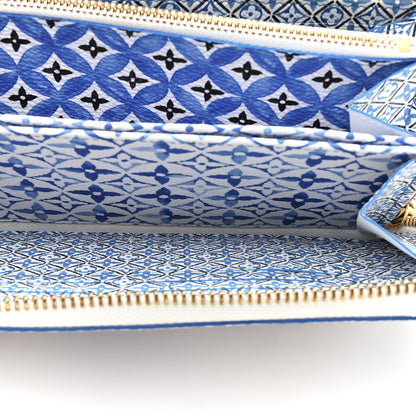 Louis Vuitton Monogram Giant By The Pool Zippy Wallet Resort Blue 7 of 10