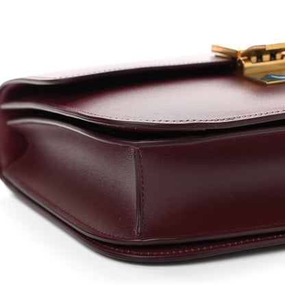 Celine Box Calfskin Medium Classic Box Flap Bag Burgundy 9 of 16