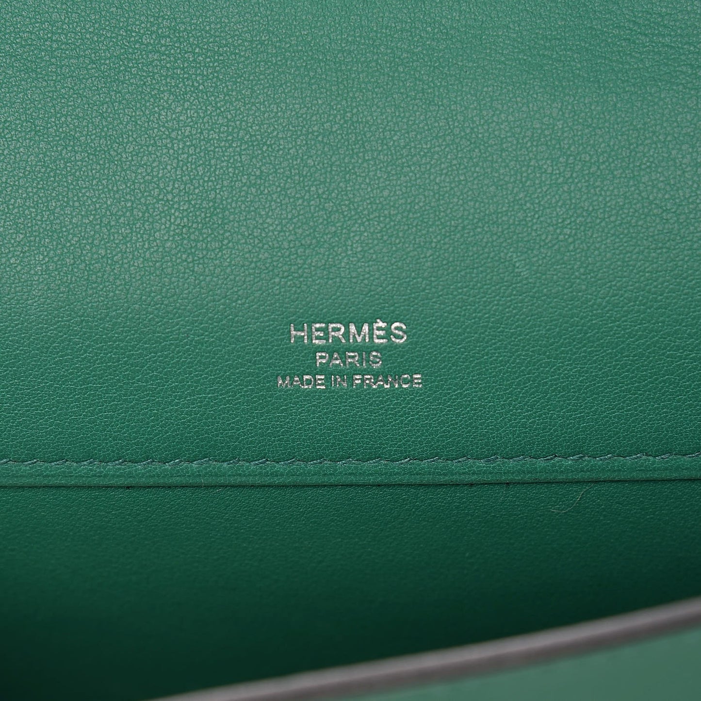 Swift Kelly Cut Clutch Pochette Vert Vertigo