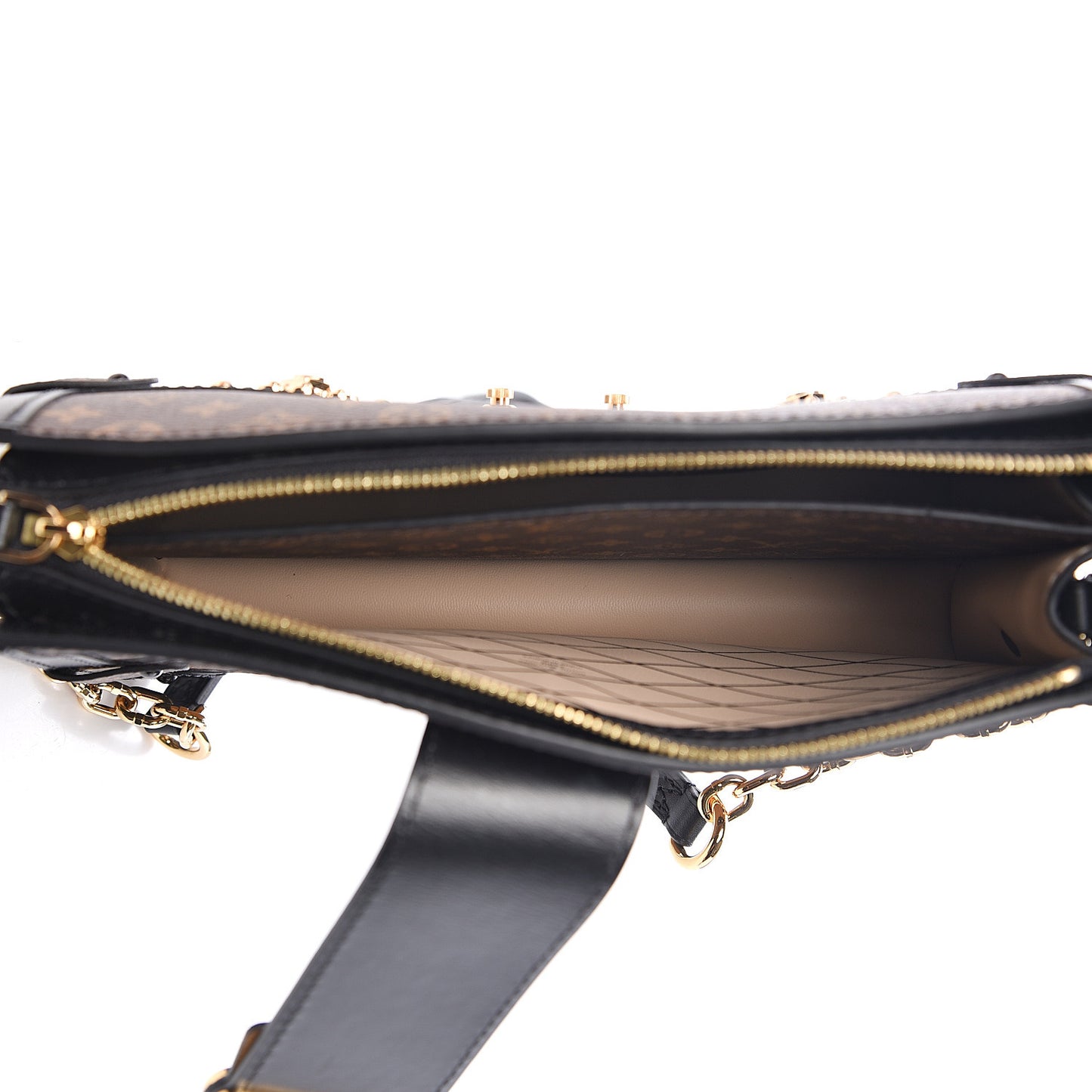 Reverse Monogram Trunk Clutch